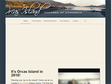 Tablet Screenshot of orcasislandchamber.com